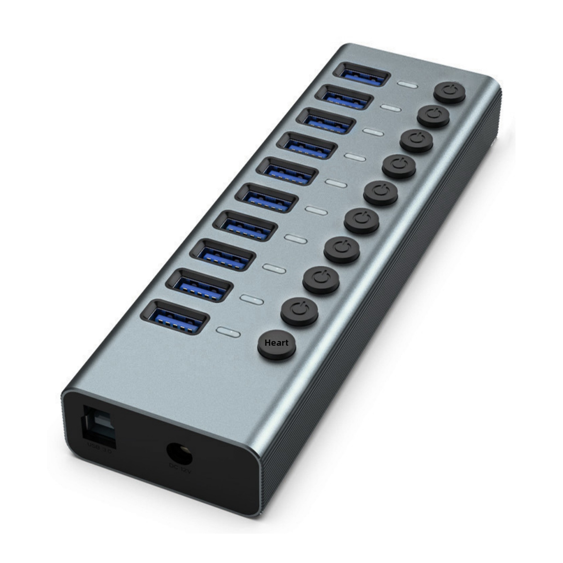 Usb Hub - Concentrador USB 3.0 con 10 puertos,