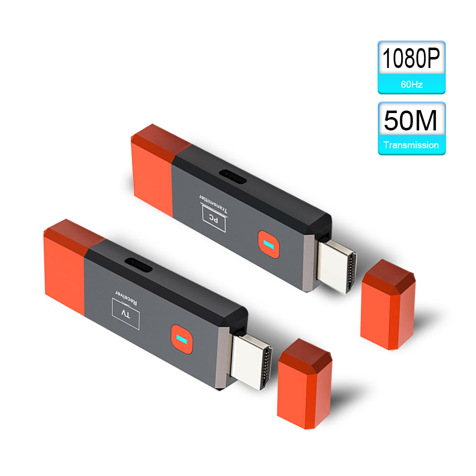 Hdmi Adapter - Extensor inalámbrico HDMI de 50M, transmisor