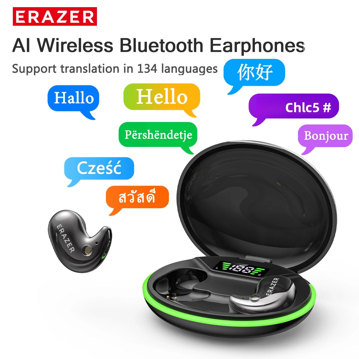 Headphones Wireless - Audífonos Bluetooth Intrauditivos EARZER XF58 con