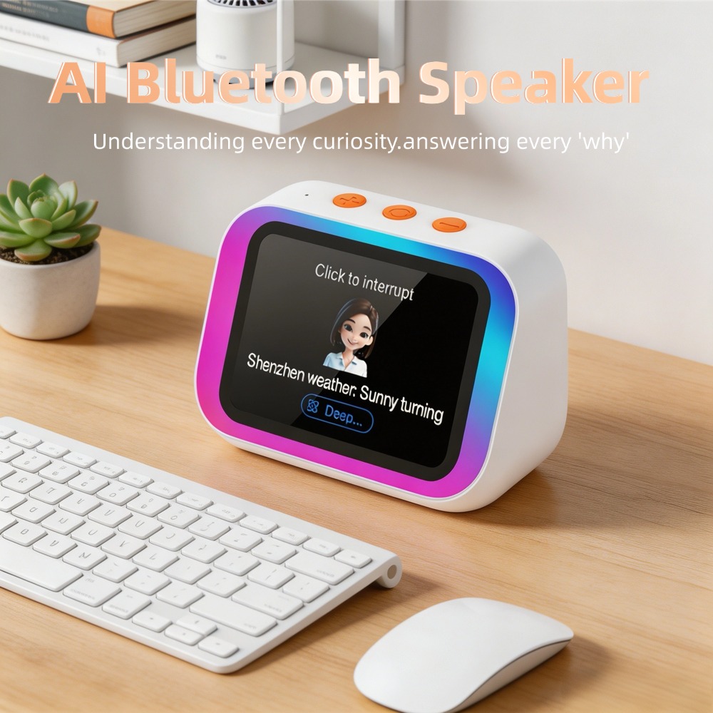 Bluetooth Speaker - Altavoz Bluetooth con IA 5.4, Asistente