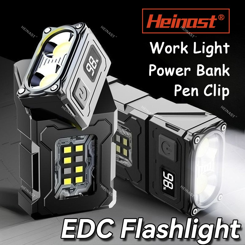 Power Bank - Luz de antorcha magnética, luz de
