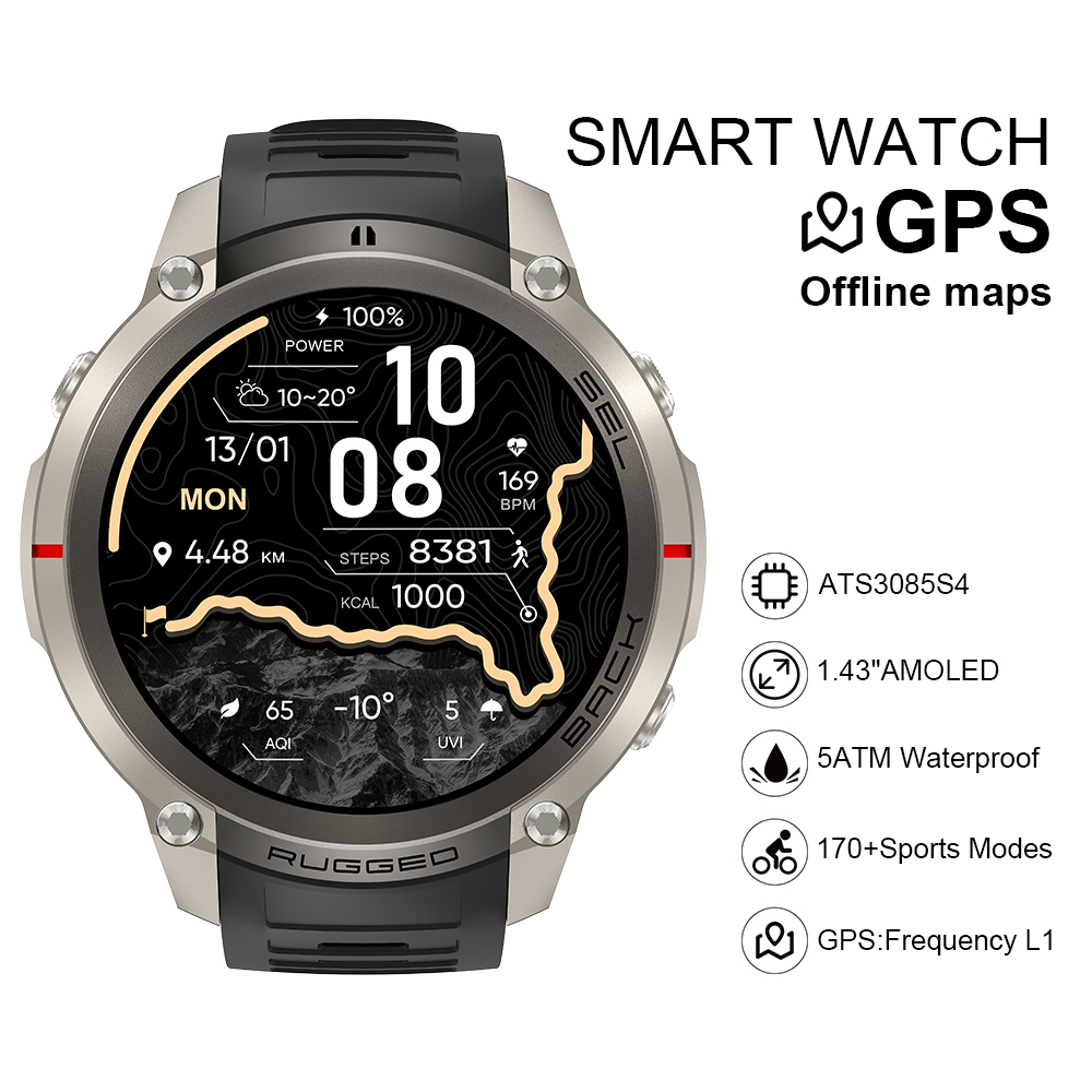 Smart Watch - Reloj Inteligente DM59 2026 con Mapa