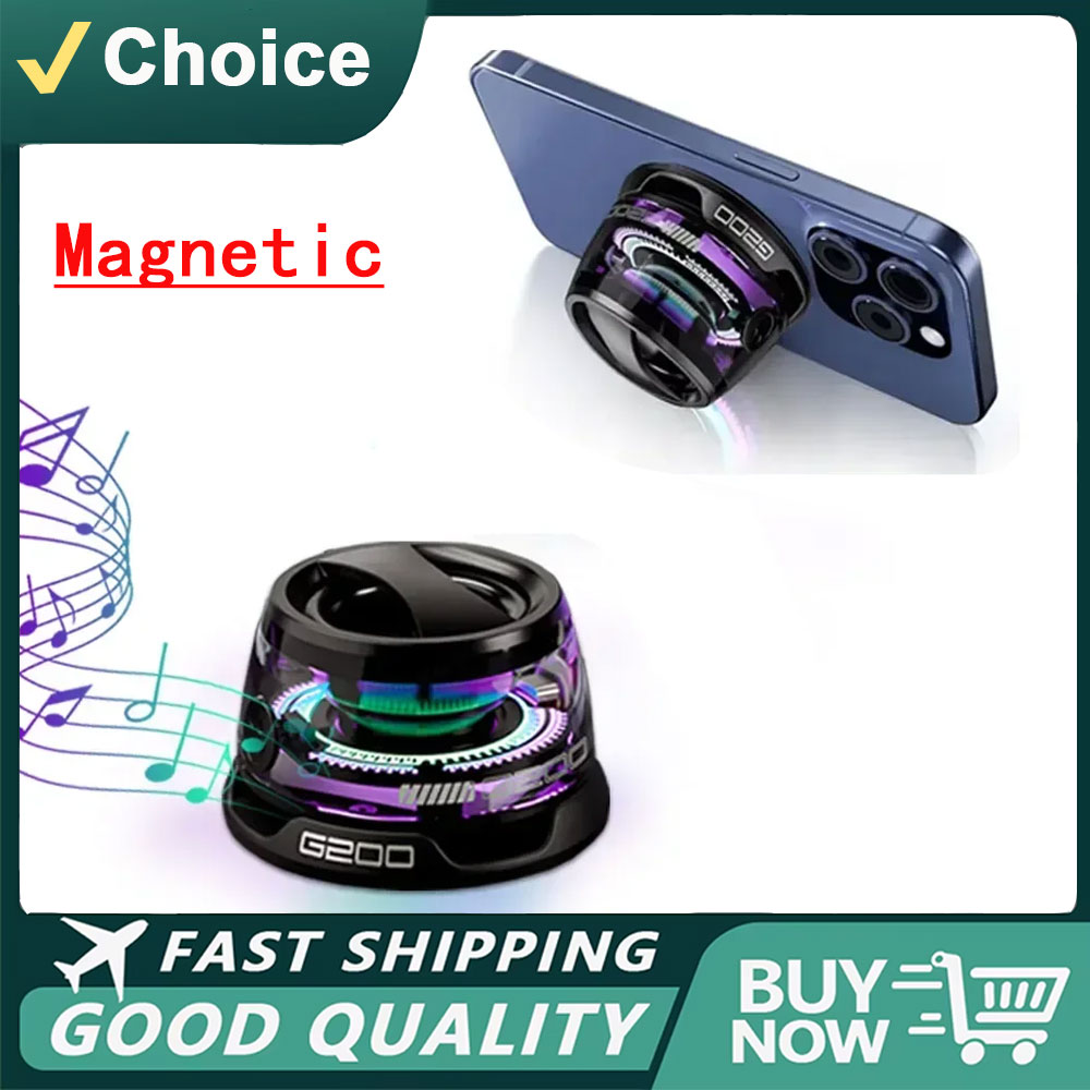 Phone Holder - Altavoz Bluetooth portátil G200 RGB iluminación