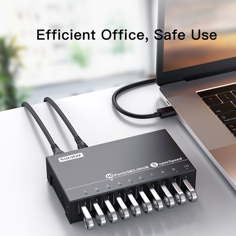 A103 Sipolar - Hub USB de 10 P - Usb Hub reseña y precio
