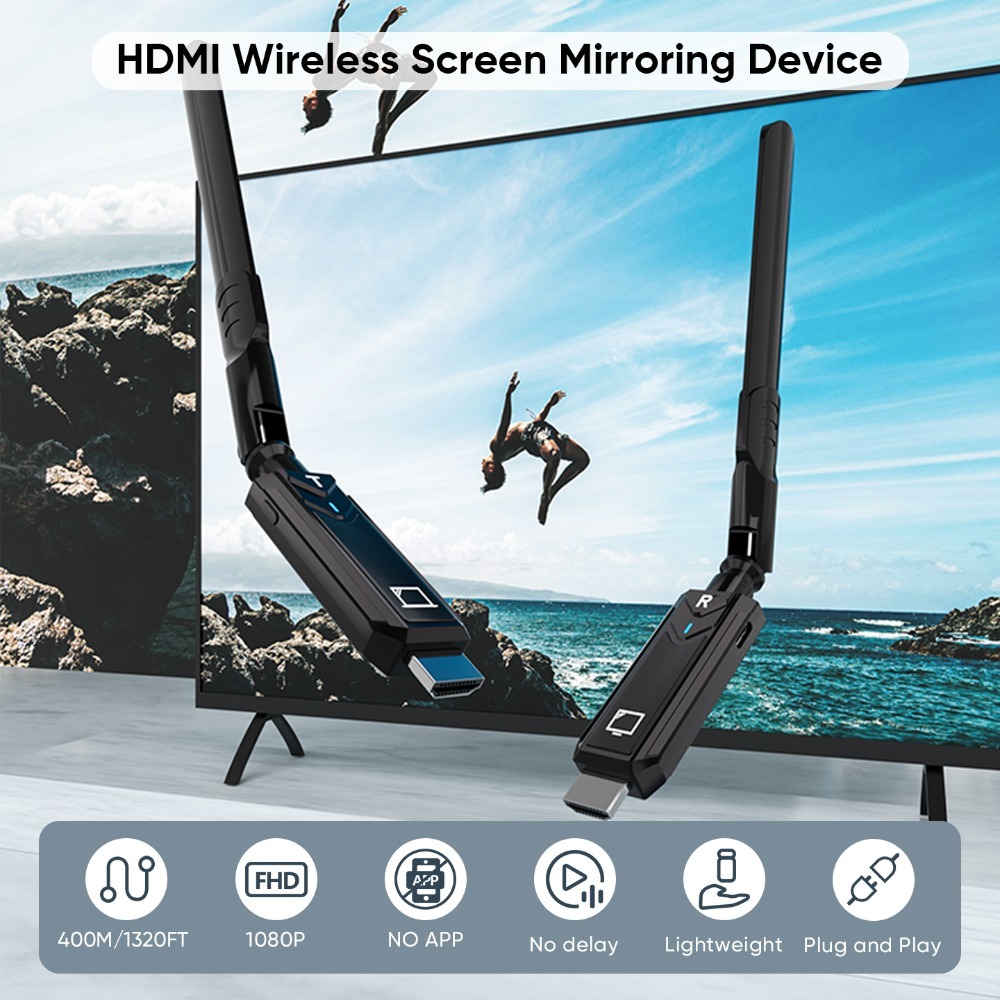 Extensor HDMI Inalámbrico 1x1  - Hdmi Adapter reseña y precio