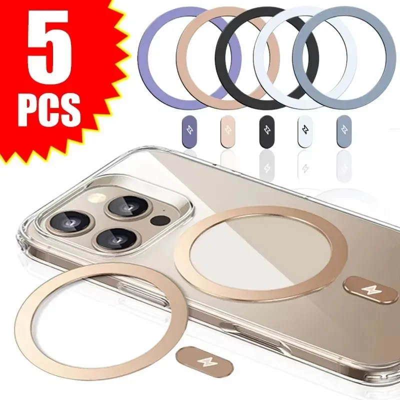 5-1PCS para Magsafe, Placa Met - Wireless Charger reseña y precio