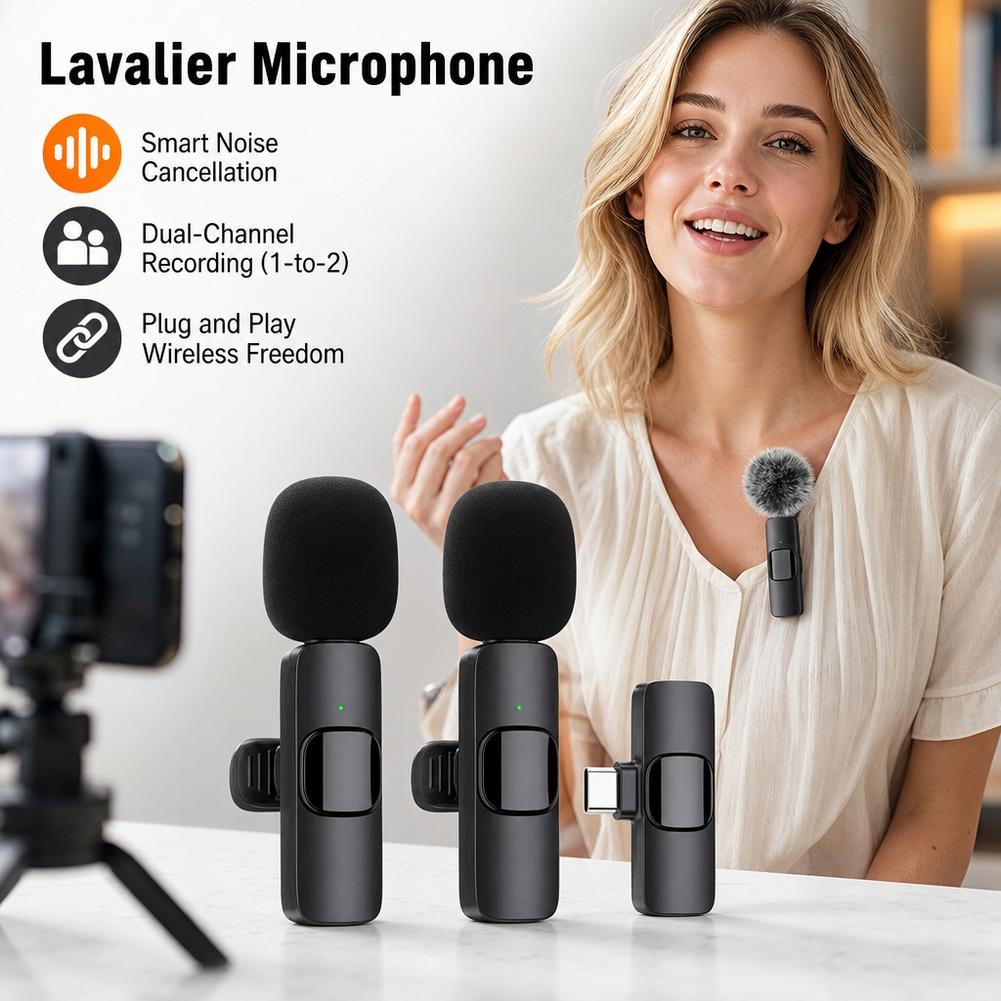 Micrófono Lavalier Inalámbrico - Usb Charger reseña y precio