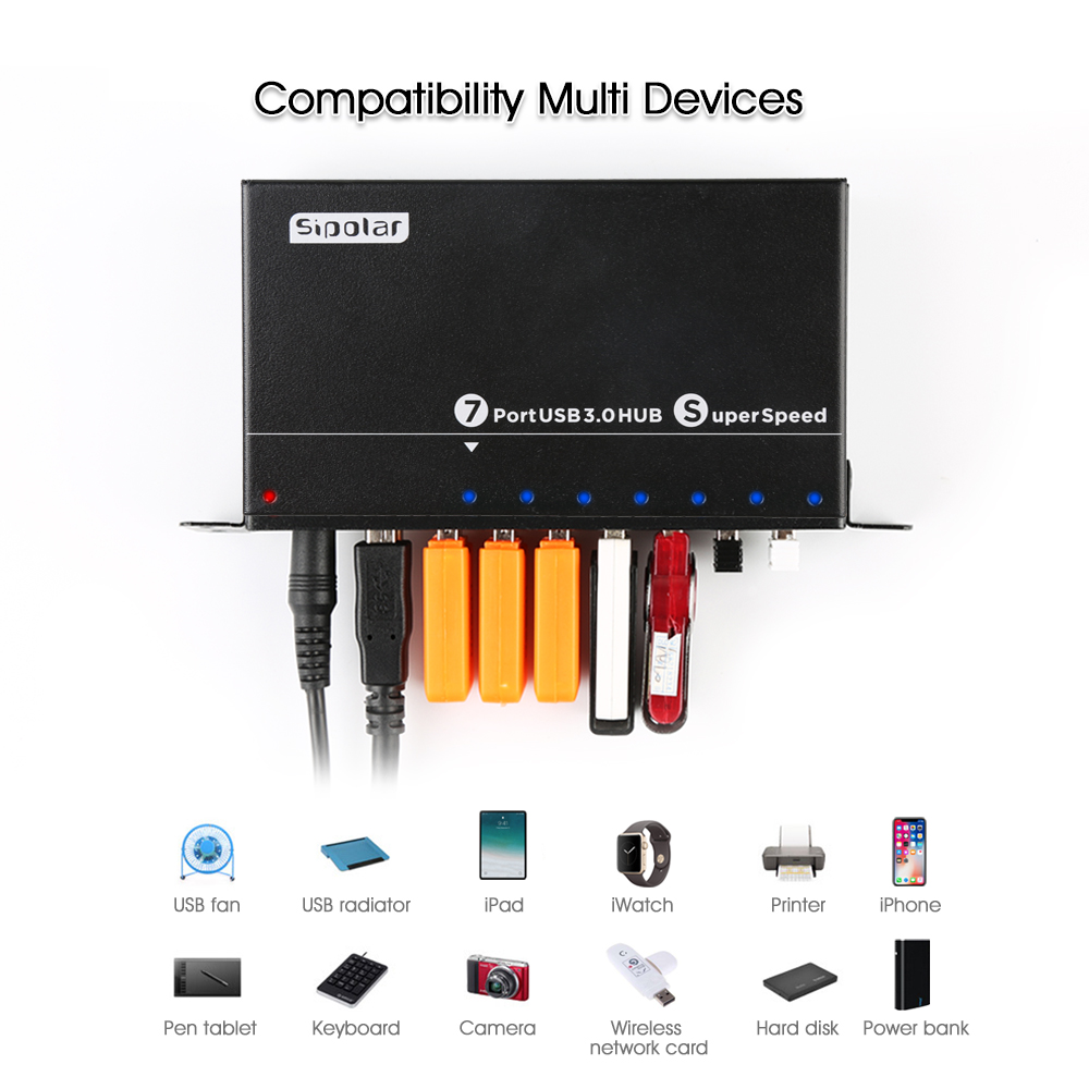 Hub USB 3.0 Industrial A-173 d - Usb Hub reseña y precio