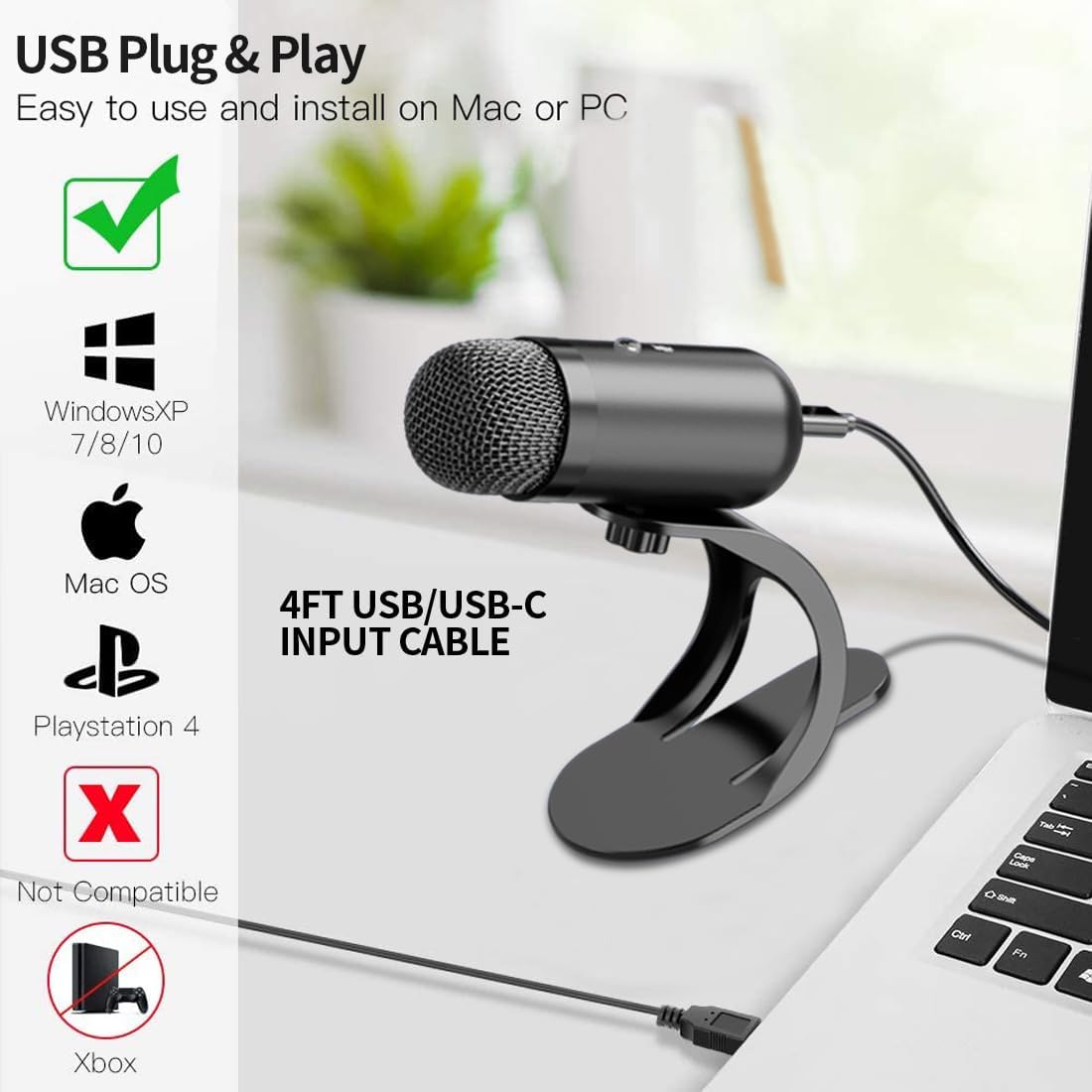Micrófono USB Profesional de C - Usb Hub reseña y precio