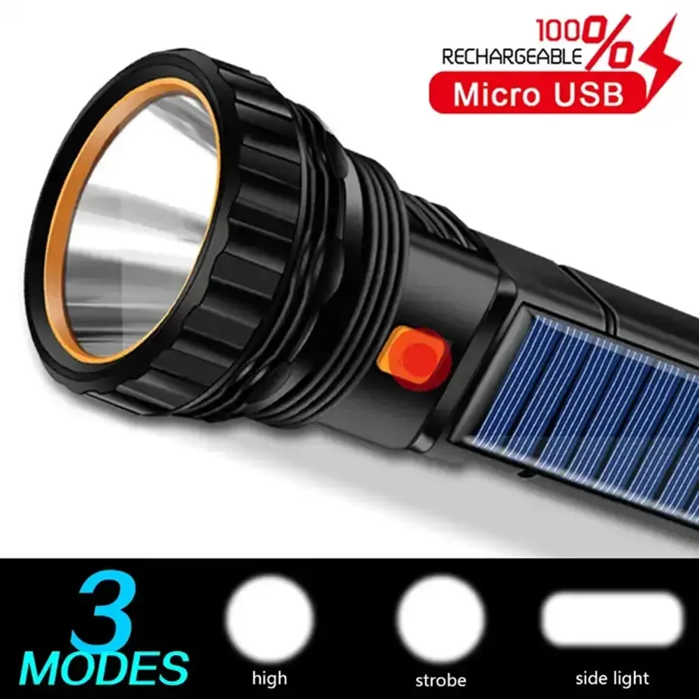 Linterna LED Solar multifunció - Power Bank reseña y precio