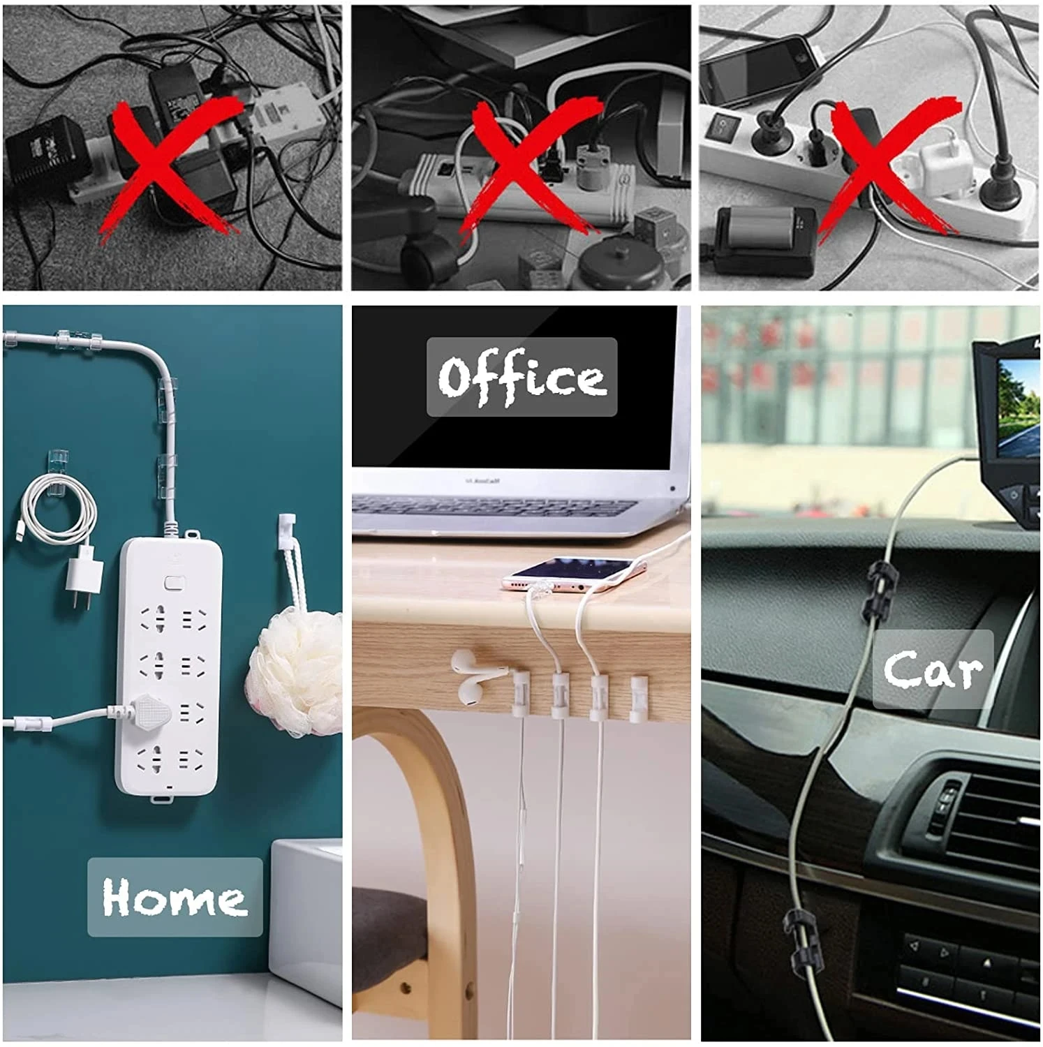 Organizador de cables, soporte - Cable Organizer reseña y precio